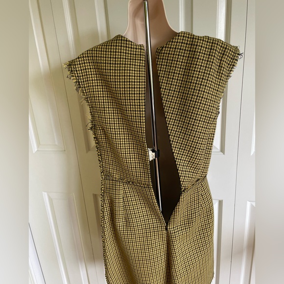 3.1 PHILLIP LIM Yellow Wool Sleeveless Dress 2 NWT - Picture 6 of 6